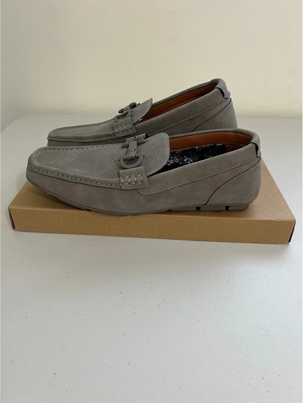 Madden Men Men's Seilix Dress Bit Loafers - Gray Distro ,Size ,9